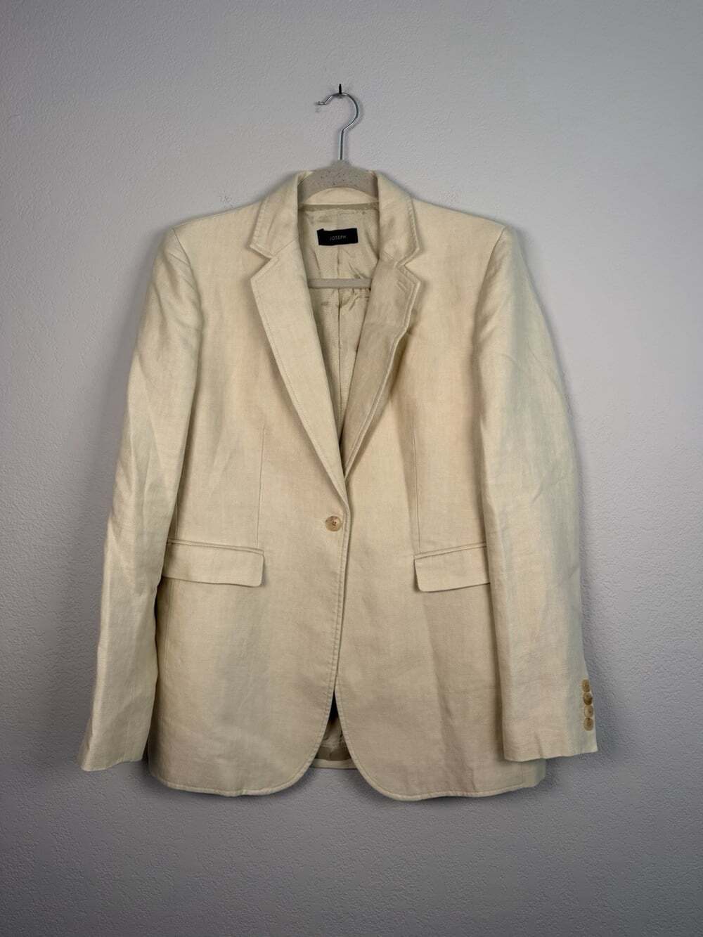 Joseph Rochd Light Linen Blend Jacket Size 42 Blazer Quiet Luxury Designer